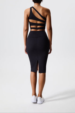 XO Midi Back Slit Skirt