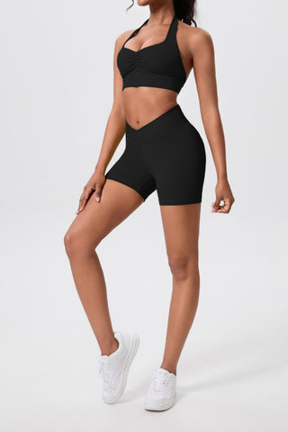 XO Drive Sports Crop & Shorts Set