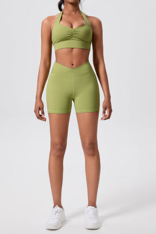 XO Drive Sports Crop & Shorts Set