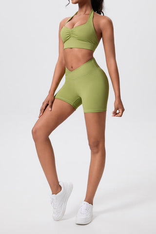XO Drive Sports Crop & Shorts Set