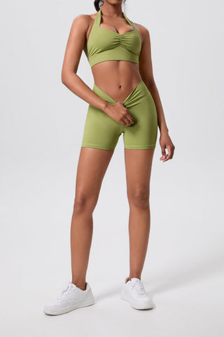 XO Drive Sports Crop & Shorts Set