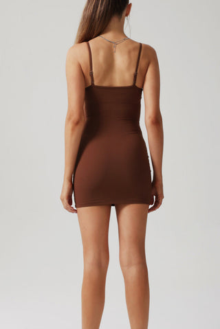 XO Contour Rib Mini Dress