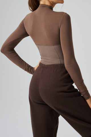 XO Prism Half High Neck Long Sleeve