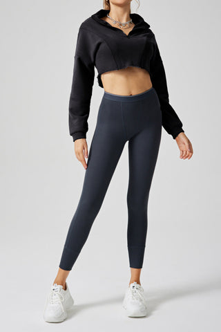 XO Panel Cropped Sweatshirt