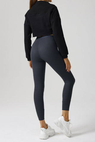 XO Panel Cropped Sweatshirt