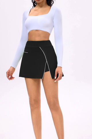 XO Polo Slit Skirt