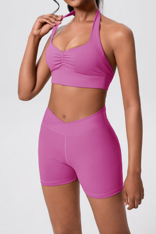 XO Drive Sports Crop & Shorts Set
