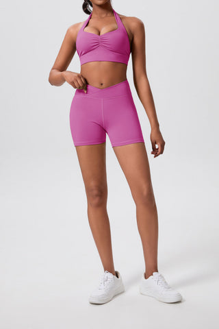 XO Drive Sports Crop & Shorts Set