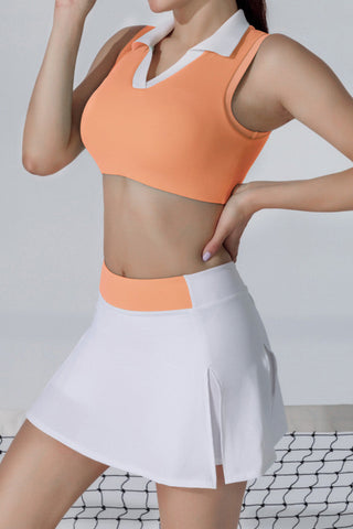 XO Riviera Slit Tennis Skirt