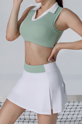 XO Riviera Slit Tennis Skirt