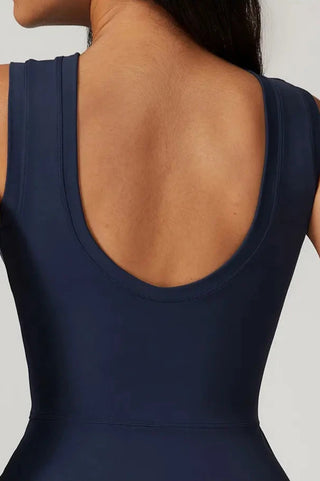 Seamless One-Piece Tennis Set
