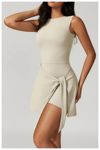 Seamless One-Piece Tennis Set