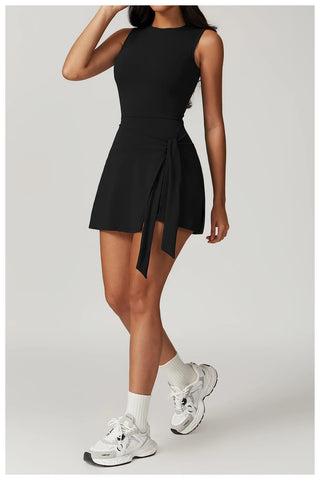 Seamless One-Piece Tennis Set
