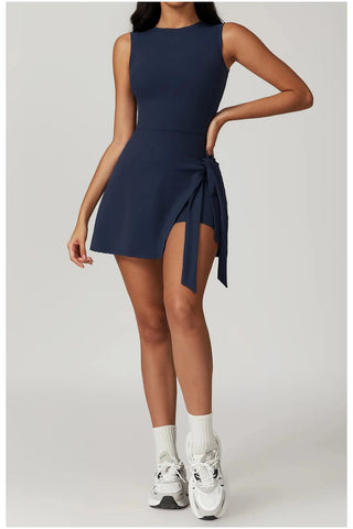 Seamless One-Piece Tennis Set