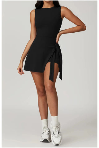 Seamless One-Piece Tennis Set
