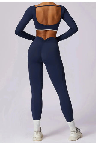 Seamless Square Neck Long Sleeve