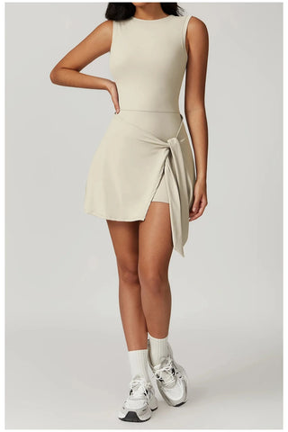 Seamless One-Piece Tennis Set