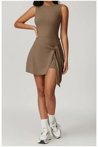 Seamless One-Piece Tennis Set