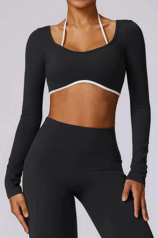 Seamless Square Neck Long Sleeve