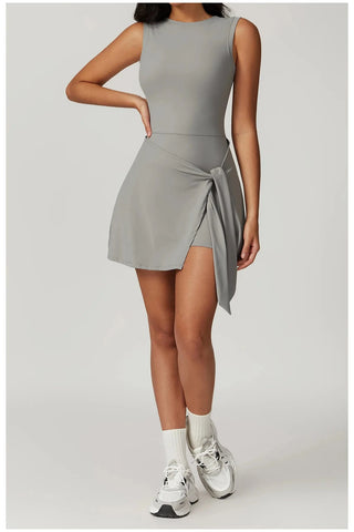 Seamless One-Piece Tennis Set