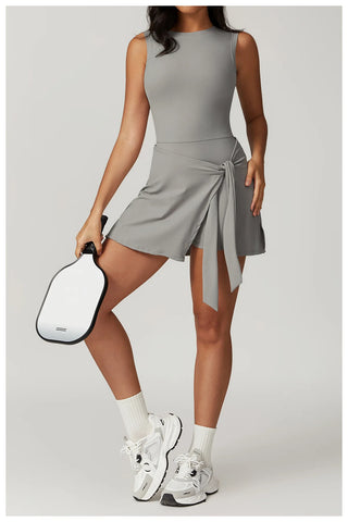 Seamless One-Piece Tennis Set