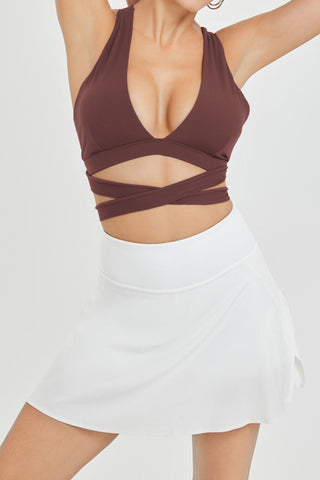 XO Long Lace Sports Bra