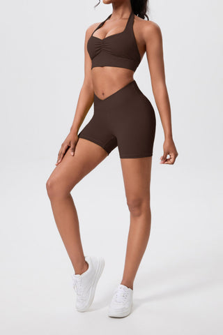 XO Drive Sports Crop & Shorts Set