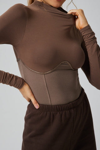 XO Prism Half High Neck Long Sleeve