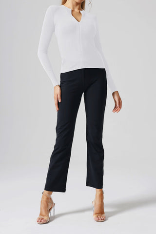 XO Long Sleeve V Neck Zip Up