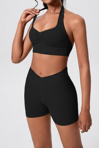 XO Drive Sports Crop & Shorts Set