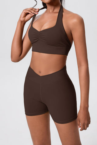 XO Drive Sports Crop & Shorts Set